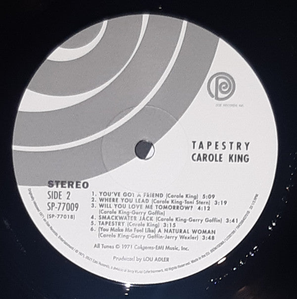 Carole King : Tapestry (LP, Album, RE, Gat)
