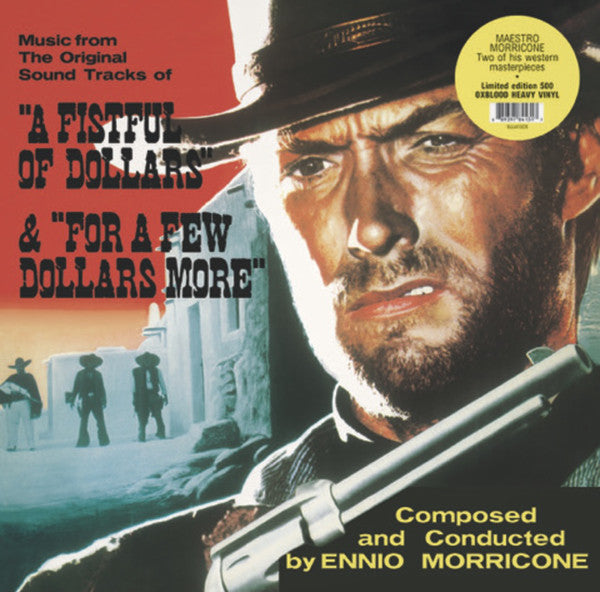 Ennio Morricone E La Sua Orchestra* : A Fistful of Dollars / For a Few Dollars More (LP, Comp, Ltd, RE, RM, Oxb)