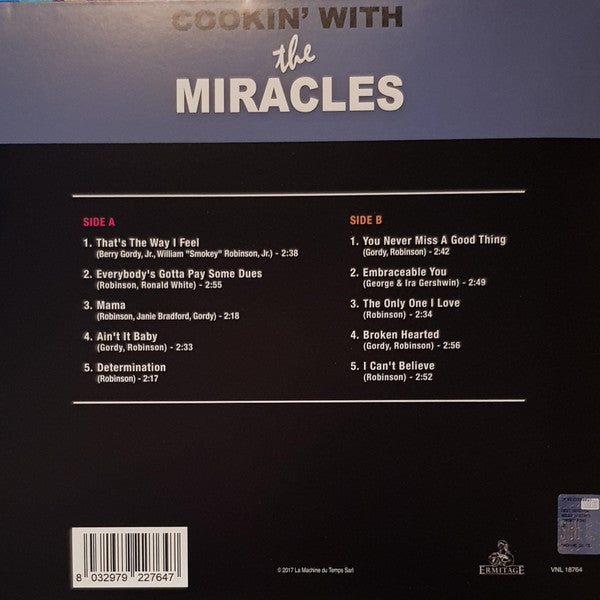 The Miracles : Cookin' With The Miracles (LP, Album, Ltd, 180)