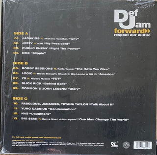 Various : Def Jam Forward: Respect Our Culture (LP + LP, S/Sided, Etch)