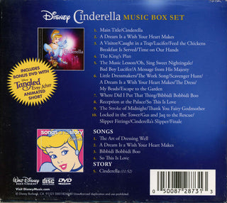 Various : Disney Cinderella Music Box Set (2xCD + DVD-V)