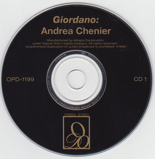 Umberto Giordano, Renata Tebaldi, Mario del Monaco : Andrea Chenier (2xCD)