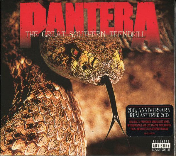 Pantera : The Great Southern Trendkill (CD, Album, RE, RM, 20t + CD, Comp)