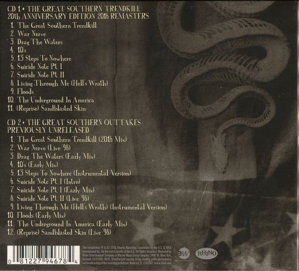 Pantera : The Great Southern Trendkill (CD, Album, RE, RM, 20t + CD, Comp)
