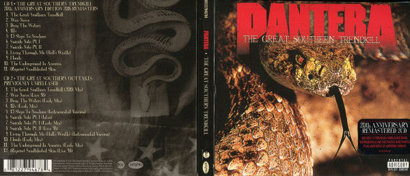 Pantera : The Great Southern Trendkill (CD, Album, RE, RM, 20t + CD, Comp)