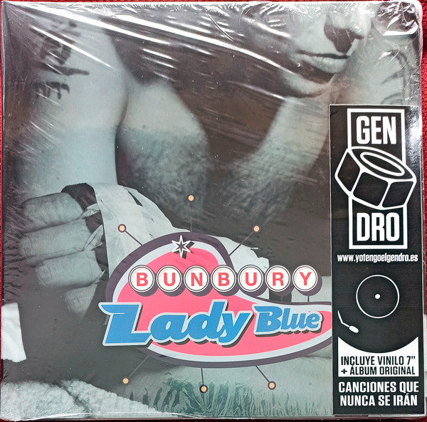 Enrique Bunbury : Lady Blue / Flamingos (7", Single, Ltd + CD, Album, RE)