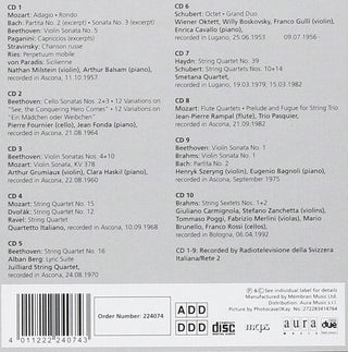 Various : Great Chamber Music (10xCD, Comp + Box)