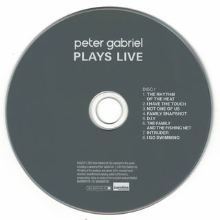 Peter Gabriel : Plays Live (2xCD, Album, RE, RM)