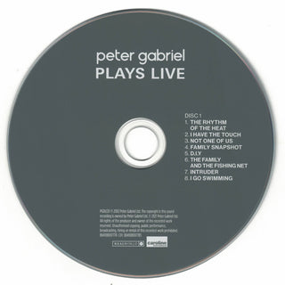 Peter Gabriel : Plays Live (2xCD, Album, RE, RM)