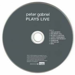 Peter Gabriel : Plays Live (2xCD, Album, RE, RM)
