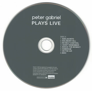 Peter Gabriel : Plays Live (2xCD, Album, RE, RM)