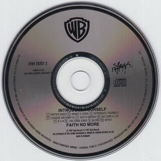 Faith No More : Introduce Yourself (CD, Album, RE)