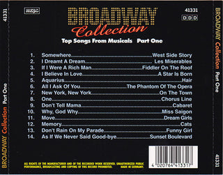 Unknown Artist : Broadway Collection (The Songs From Musicals) (3xCD, Comp + Box)