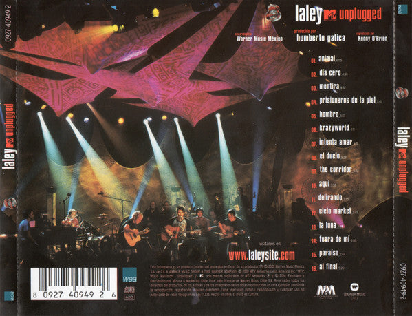 La Ley : MTV Unplugged (CD, Album, RE)