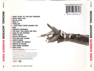 Michael Jackson : Number Ones (CD, Album, Comp, RE, Thr)