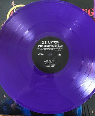 Slayer : Praying To Satan (Live FM Broadcast Recorded At Le Zenith, Paris, France 22nd November 1991) (LP, Ltd, RP, Unofficial, Pur)
