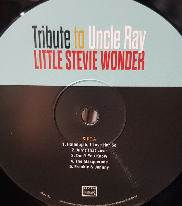 Stevie Wonder : Tribute To Uncle Ray (LP, Album, Ltd, RE, RM, 180)