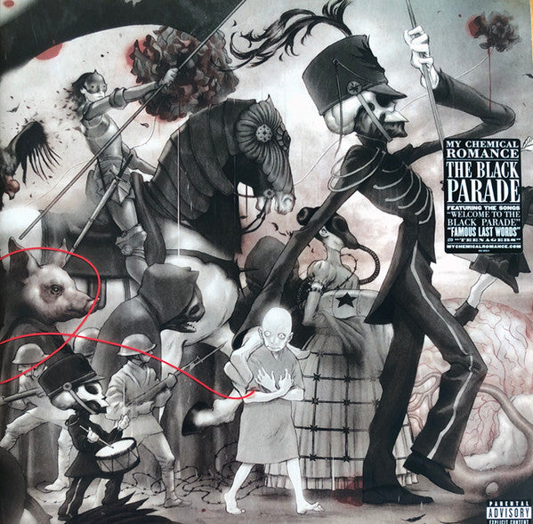 My Chemical Romance : The Black Parade (LP + LP, S/Sided, Etch + Album, RE)