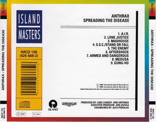 Anthrax : Spreading The Disease (CD, Album, RE, EDC)