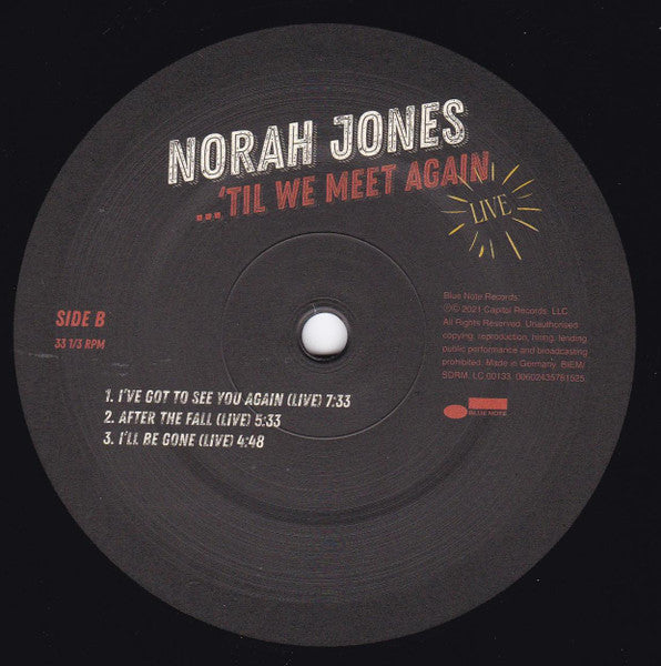 Norah Jones : ...'Til We Meet Again (2xLP, Album, Gat)