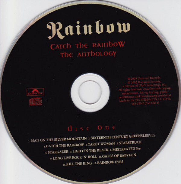 Rainbow : Catch The Rainbow: The Anthology (2xCD, Comp, RE)