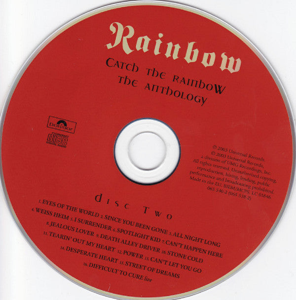 Rainbow : Catch The Rainbow: The Anthology (2xCD, Comp, RE)