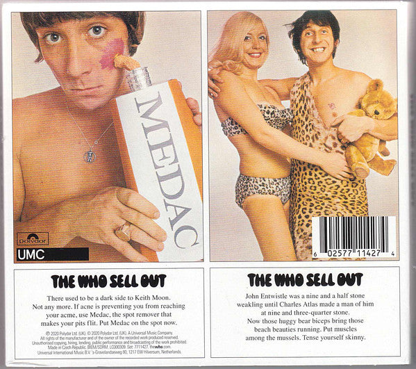 The Who : The Who Sell Out (CD, Album, Mono, RE + CD, Album, RE + RM, Del)