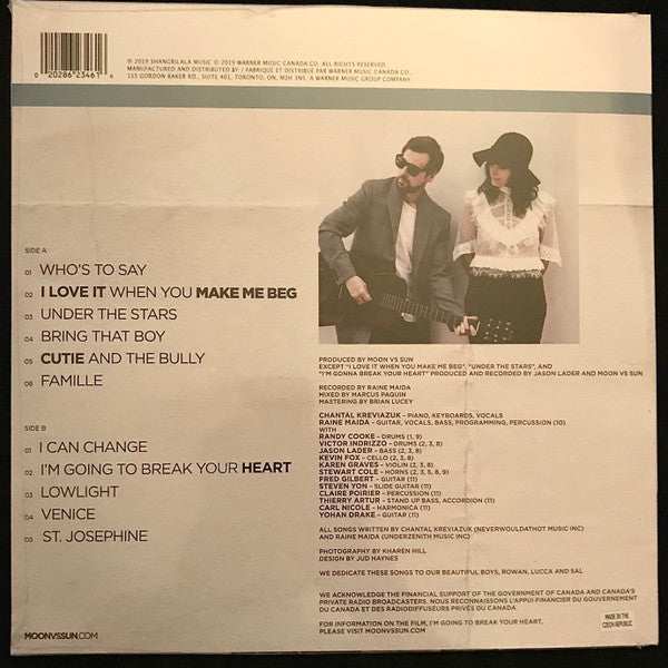 Moon Vs Sun : I'm Going To Break Your Heart (LP, Album)