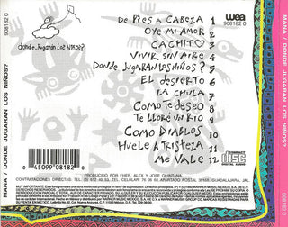 Maná : Donde Jugarán Los Niños? (CD, Album)
