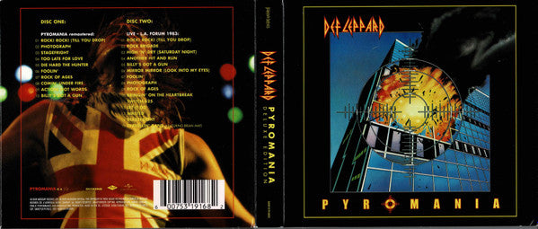 Def Leppard : Pyromania (2xCD, Album, Dlx, RE, RM, Arv)