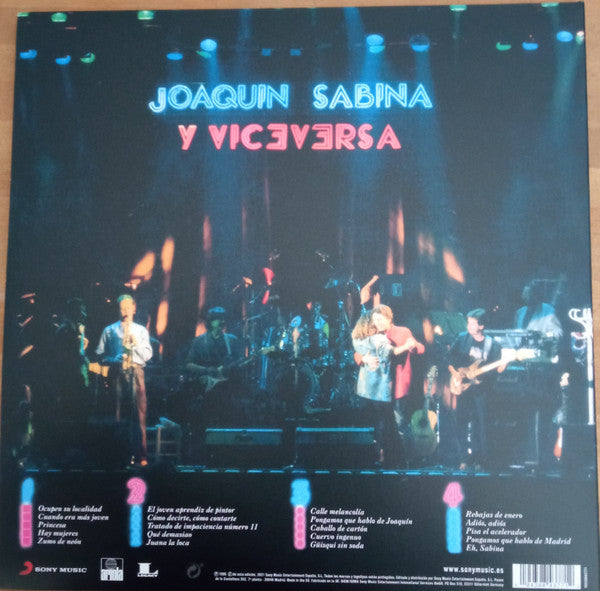Joaquín Sabina Y Viceversa (3) : En Directo (LP, Album, RE, Blu + LP, Album, RE, Red)