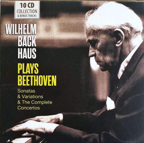 Wilhelm Backhaus Plays Ludwig van Beethoven : Sonatas & Variations & The Complete Concertos (10xCD, Comp, Mono + Box, Cla)