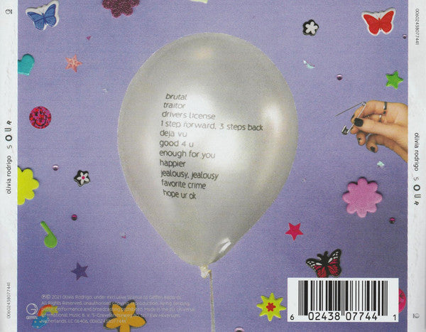 Olivia Rodrigo : Sour (CD, Album)