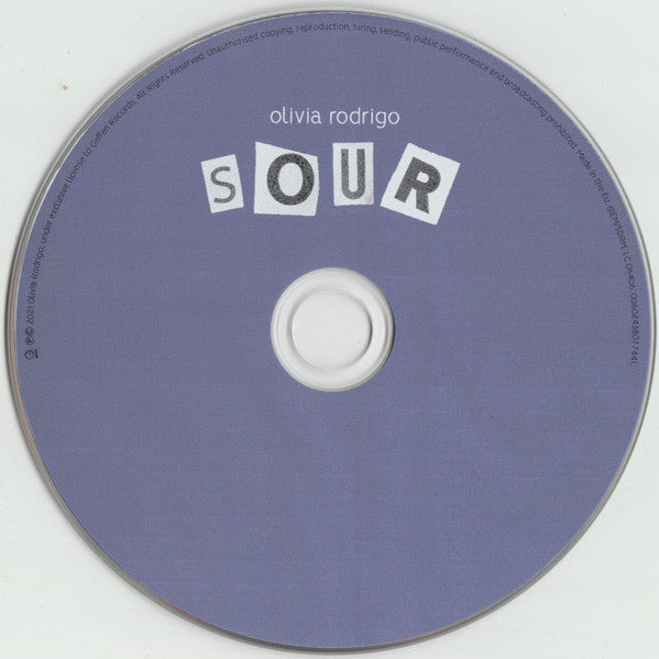 Olivia Rodrigo : Sour (CD, Album)