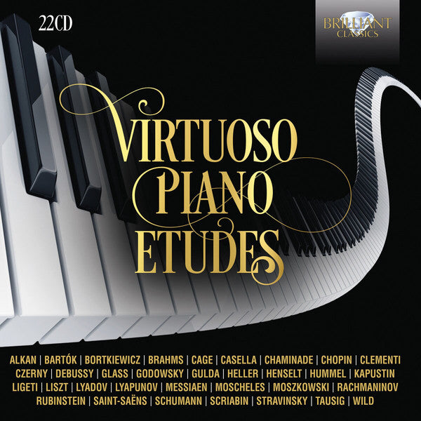 Various : Virtuoso Piano Etudes (22xCD, Comp + Box)