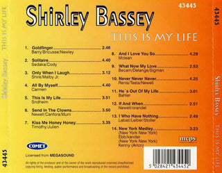 Shirley Bassey : This Is my Life (CD, Comp)