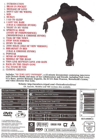 The Pretenders : Greatest Hits (DVD-V, Comp, PAL)