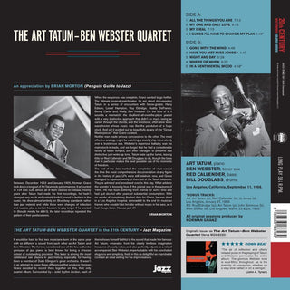 The Art Tatum - Ben Webster Quartet : The Art Tatum - Ben Webster Quartet (LP, Album, Ltd, RE, Red)