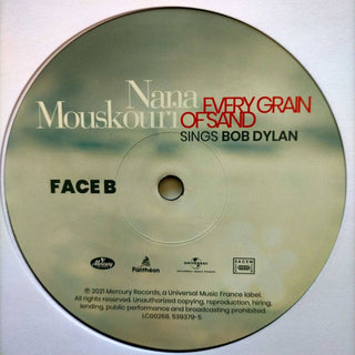 Nana Mouskouri : Every Grain Of Sand (Nana Mouskouri Sings Bob Dylan) (LP, Comp)