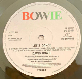 David Bowie : Let's Dance (LP, Album, RE, RM)