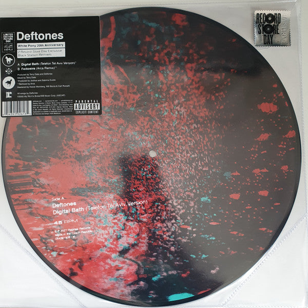 Deftones : Digital Bath (Telefon Tel Aviv Version) / Feiticeira (Arca Remix) (12", RSD, Ltd, Pic)