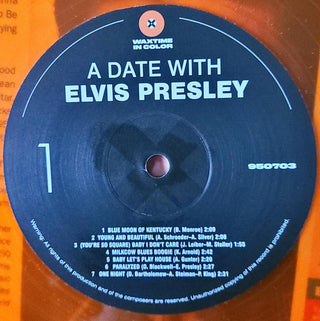 Elvis Presley : A Date With Elvis (LP, Comp, Ltd, RE, Ora)