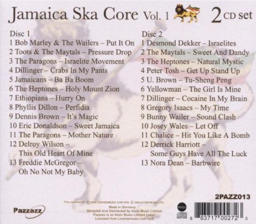 Various : Jamaica Ska Core Volume One (2xCD, Comp + Box)