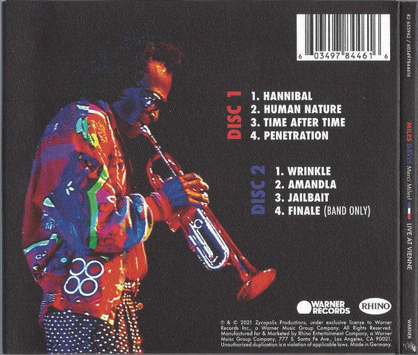 Miles Davis : Merci Miles! (Live At Vienne) (2xCD, Album)
