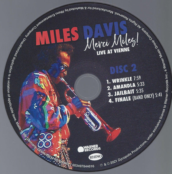 Miles Davis : Merci Miles! (Live At Vienne) (2xCD, Album)