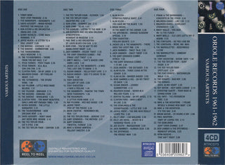 Various : Oriole Records 1961-1962 (4xCD, Comp)