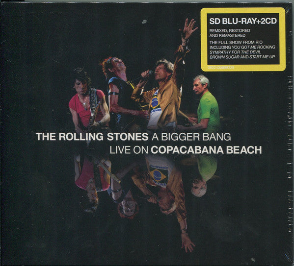 The Rolling Stones : A Bigger Bang - Live On Copacabana Beach (Blu-ray, Album + 2xCD, Album + RE, RM)