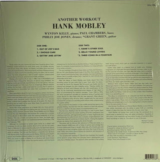 Hank Mobley : Another Workout (LP, Album, RE, RM, 180)