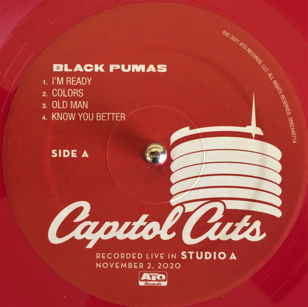 Black Pumas : Capitol Cuts (LP, Album, Red)