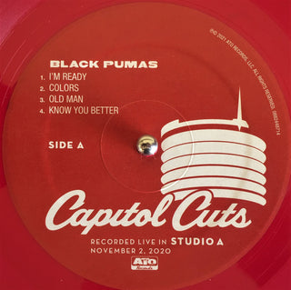 Black Pumas : Capitol Cuts (LP, Album, Red)